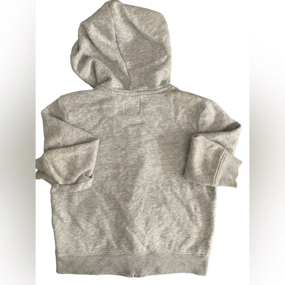 Old Navy Gray Fleece Jacket with Hood